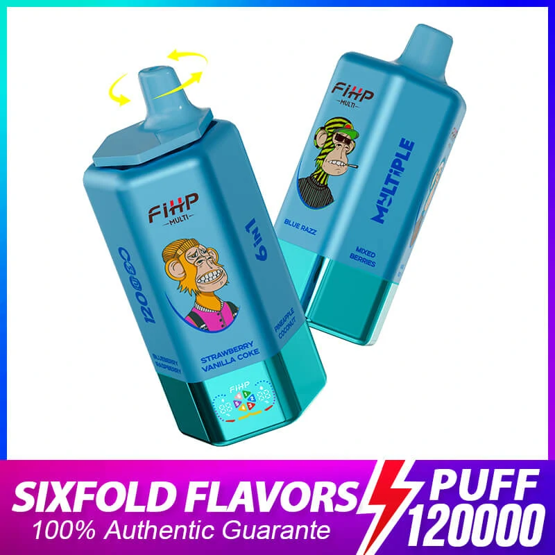 FIHP MULTI 120000 120K Bouffées 6-in-1 Vape jetable - image 8