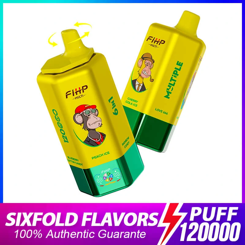 FIHP MULTI 120000 120K Bouffées 6-in-1 Vape jetable - image 9