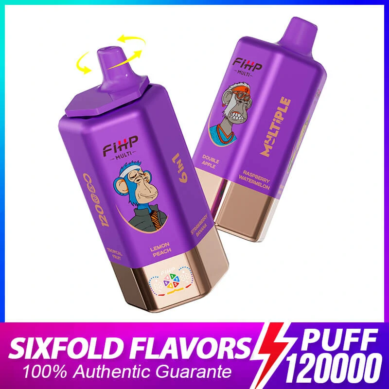 FIHP MULTI 120000 120K Bouffées 6-in-1 Vape jetable - image 7