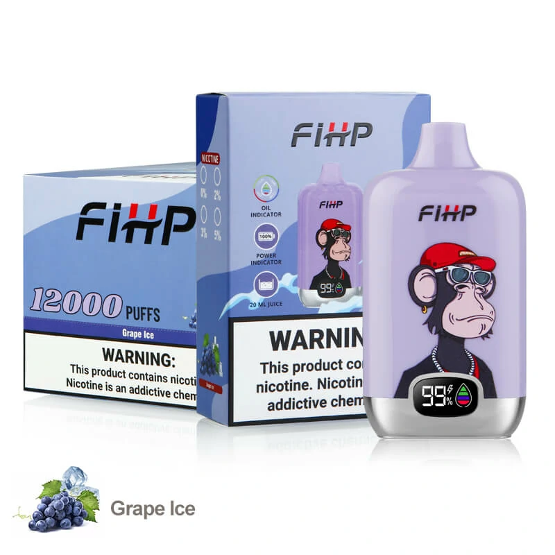 FIHP 12000 12K Bouffées LED Display Vape jetable - image 3
