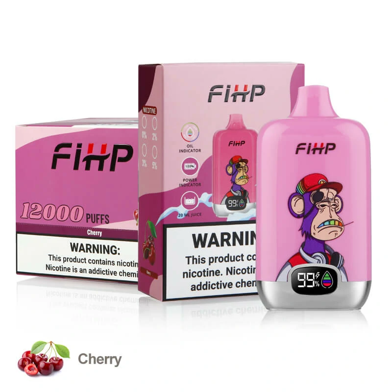 FIHP 12000 12K Bouffées LED Display Vape jetable - image 5