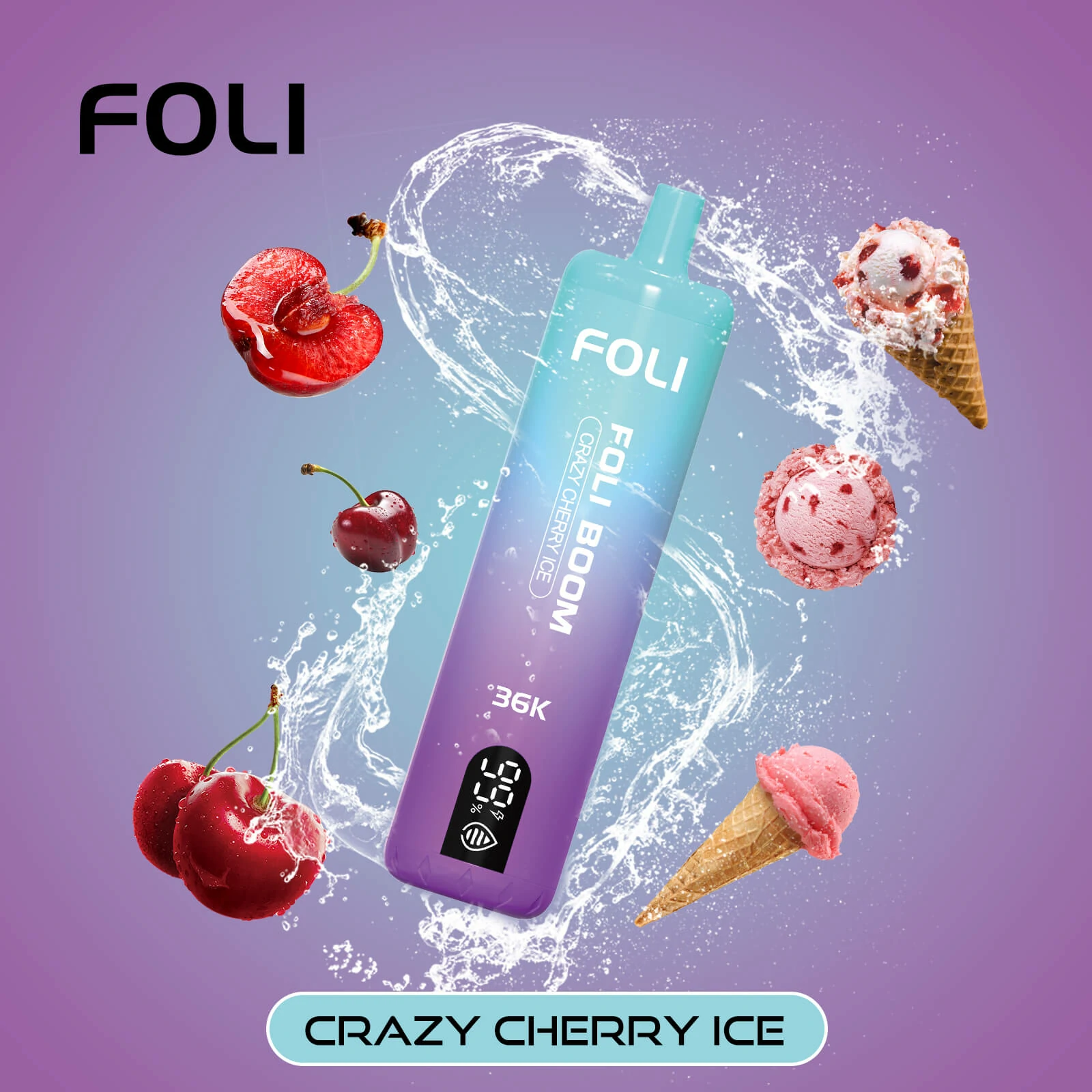 FOLI 36000 36K Bouffées Vape jetable - image 6