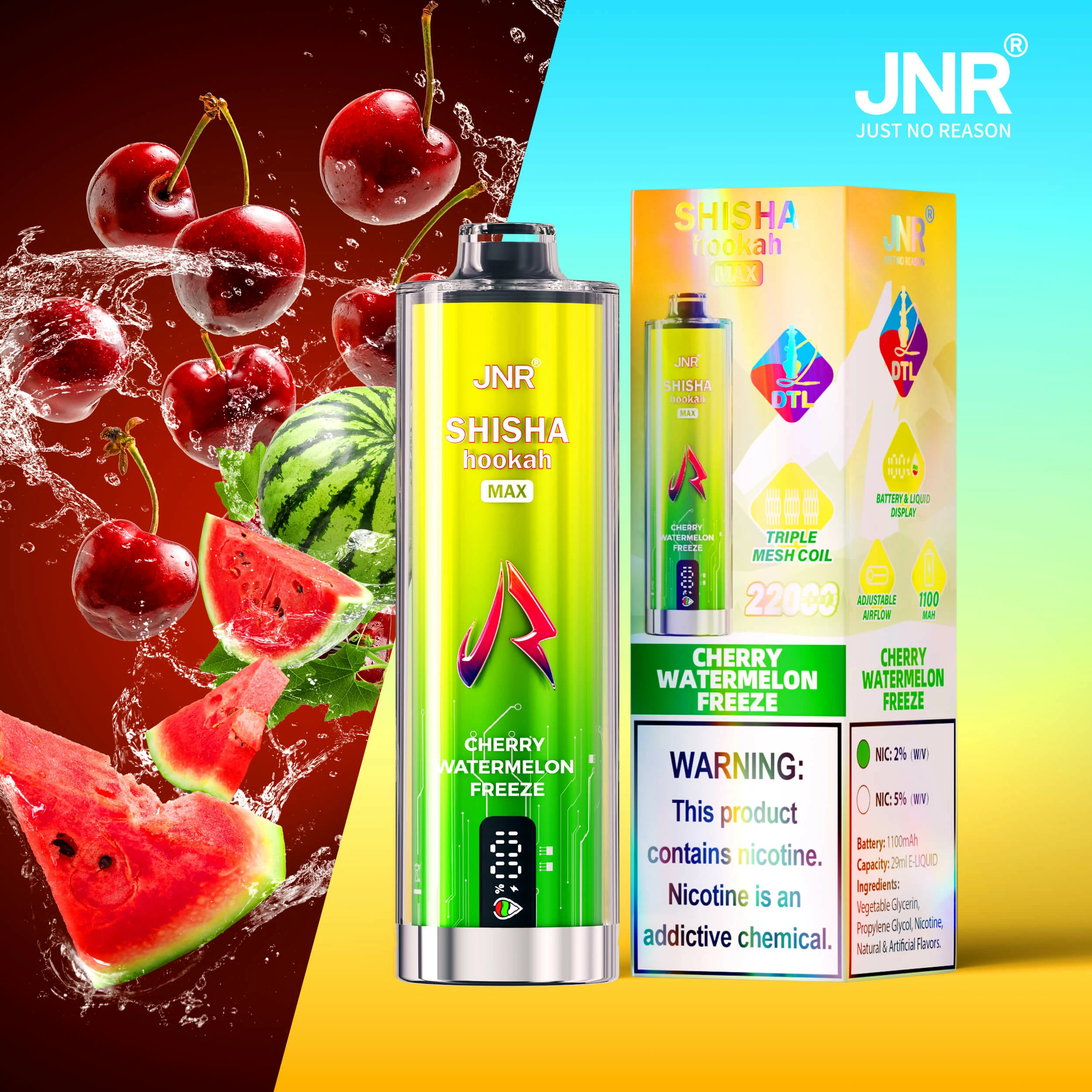 jnr shisha hookah max 22k - image 4