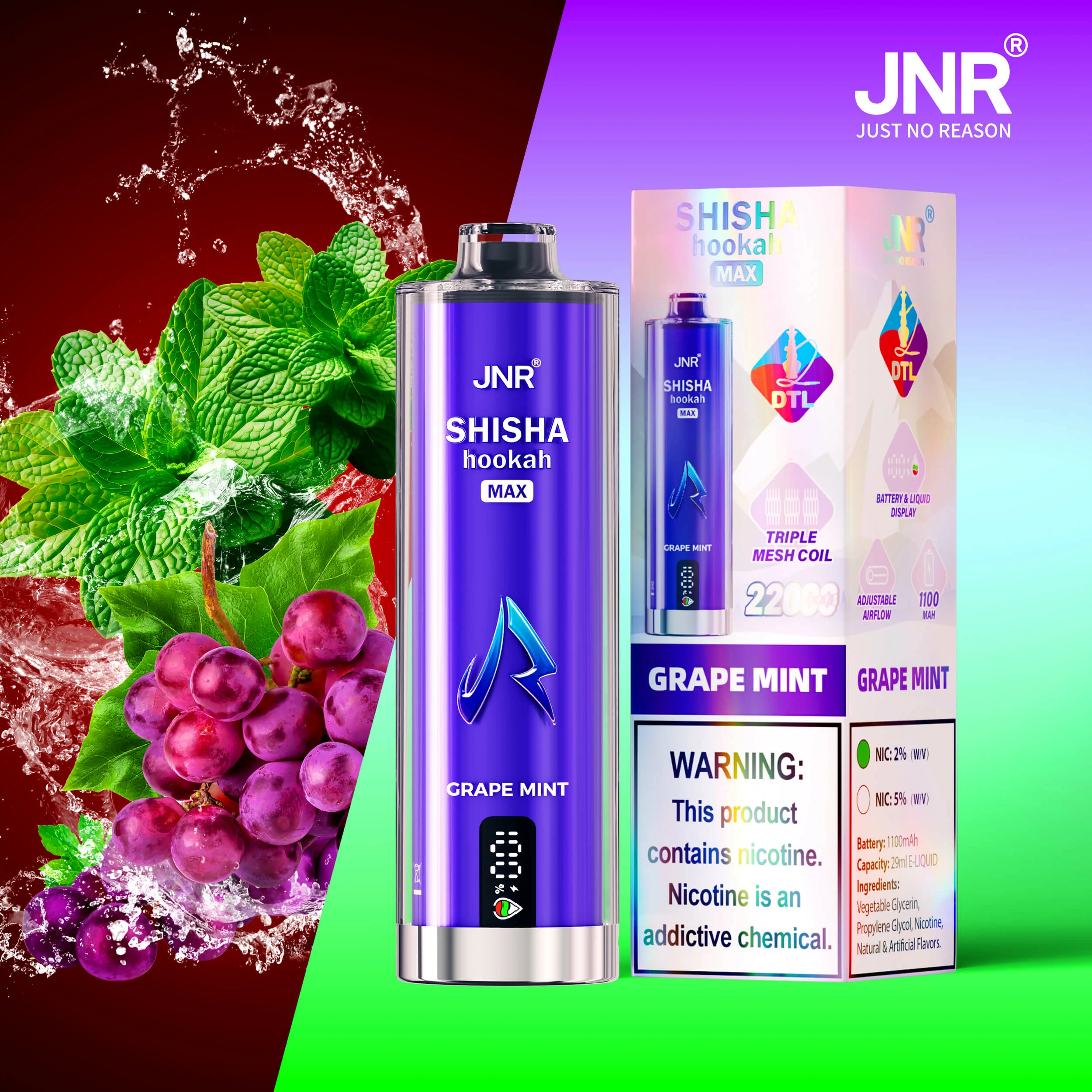 jnr shisha hookah max 22k - image 9