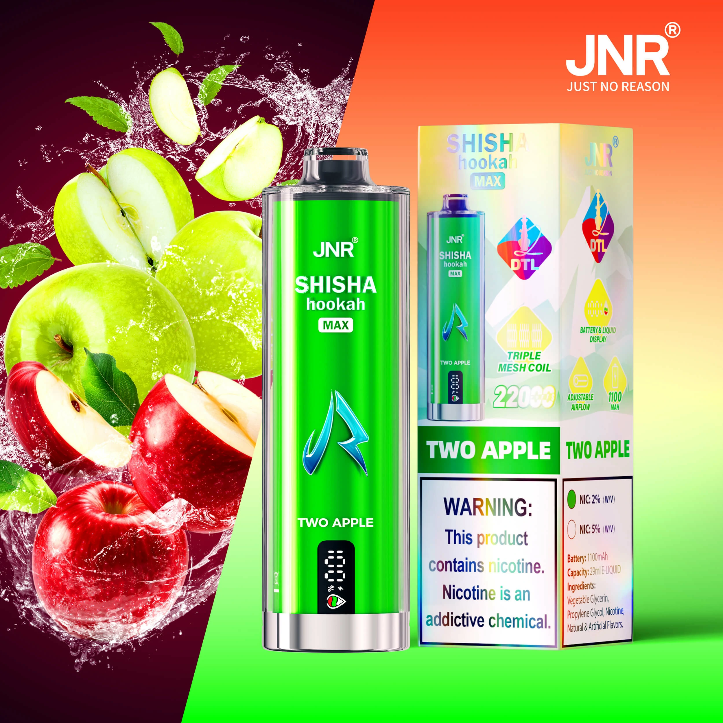 jnr shisha hookah max 22k - image 8