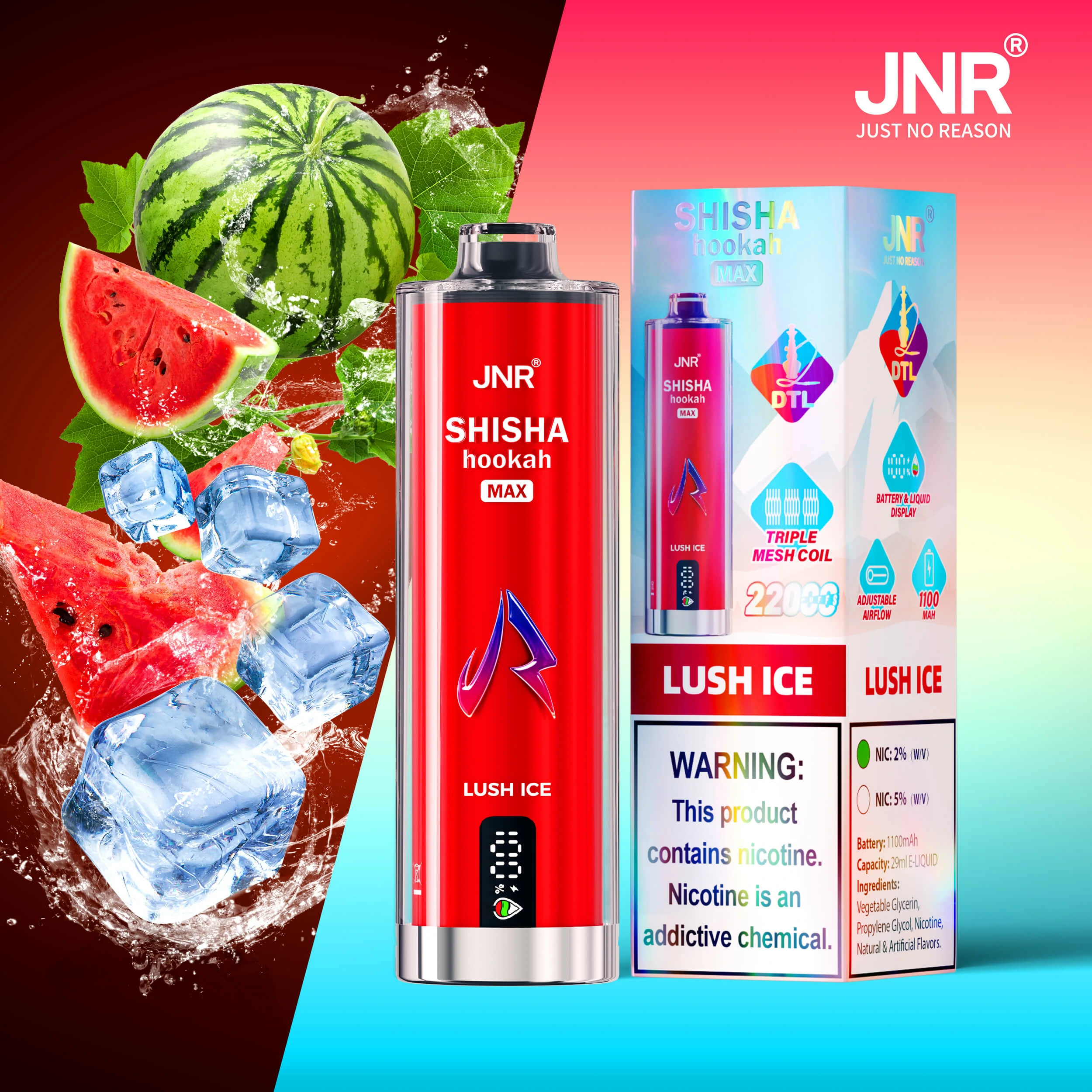 jnr shisha hookah max 22k - image 6