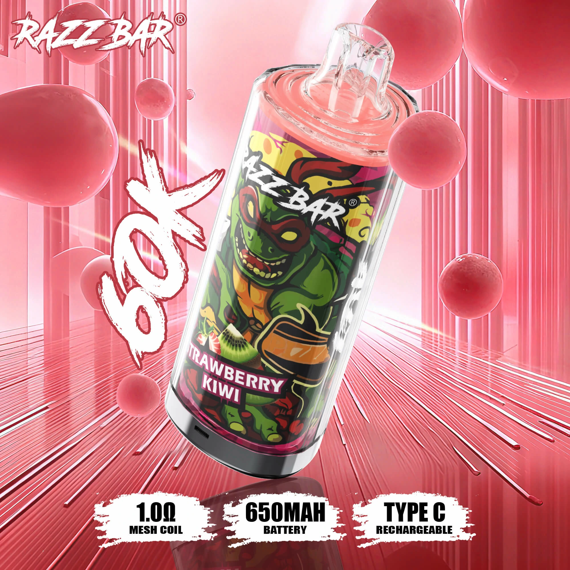 puff razz bar 60k - image 3