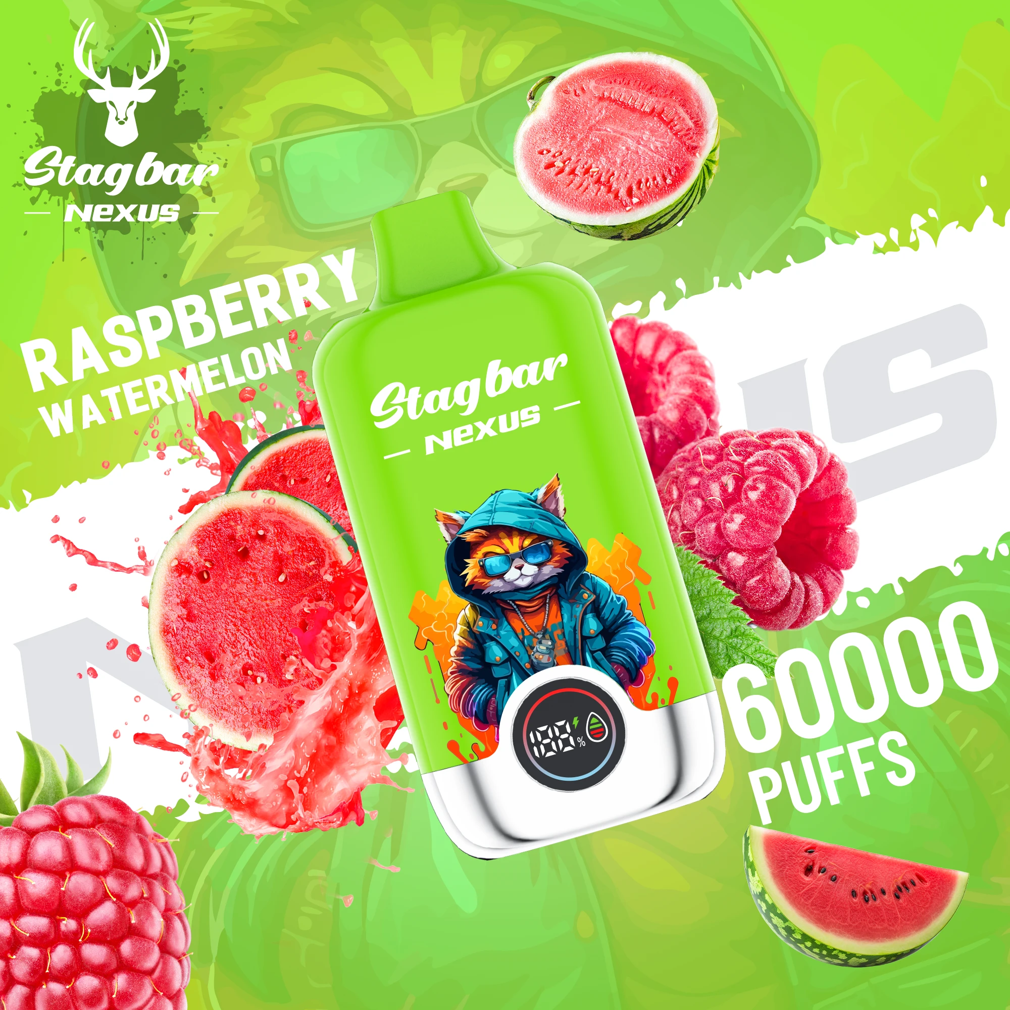 Stag Bar Nexus 60000 60K Bouffées LED Display Vape jetable - image 8