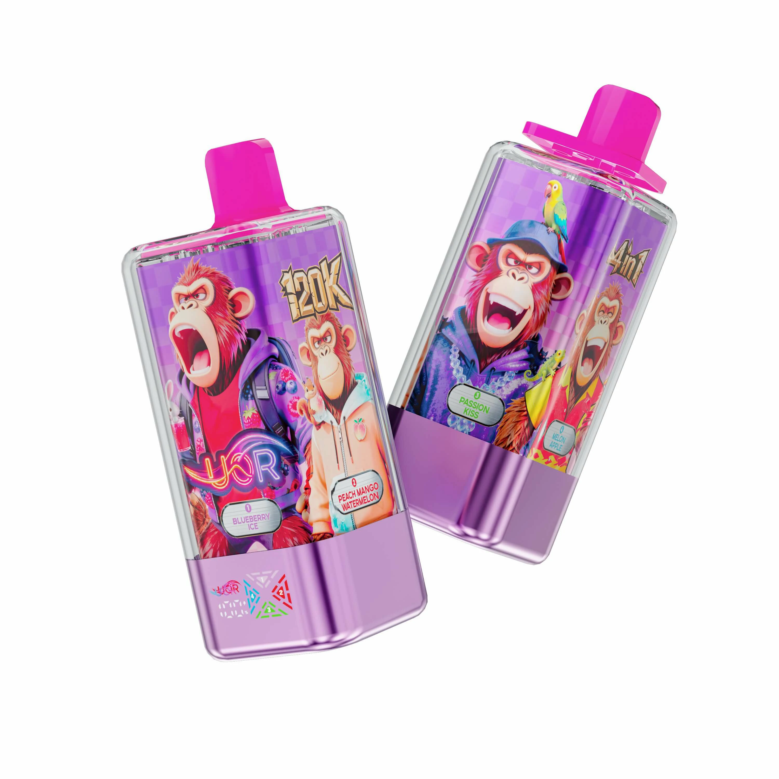 UOR 120000 120K Bouffées 4-in-1 Vape jetable - image 8