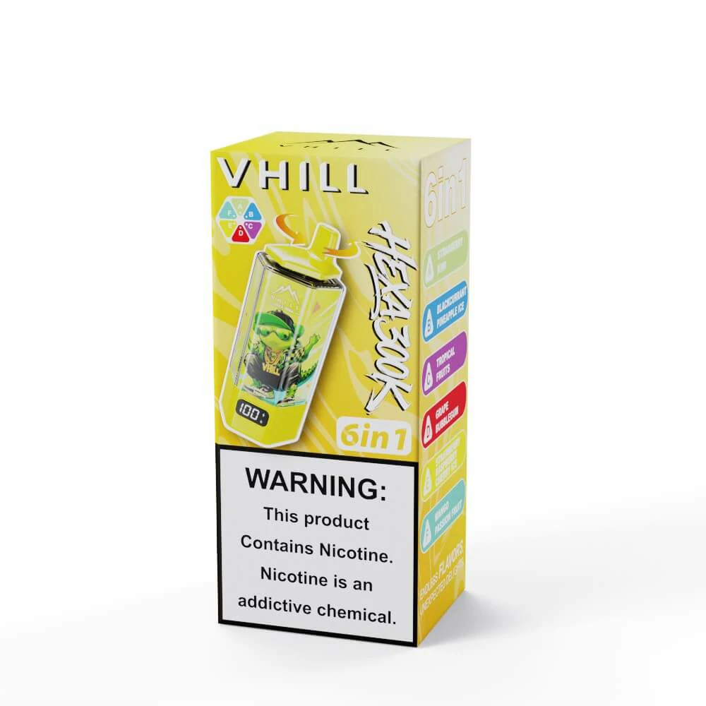 VHILL HEXA 300000 300K Bouffées 6-in-1 Vape jetable - image 10