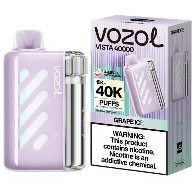 VOZOL VISTA 40000 40K Bouffées Contrôle de Puissance Vape jetable