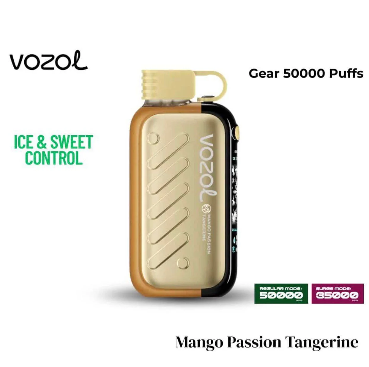 VOZOL GEAR 50000 50K Bouffées Vape Jetable