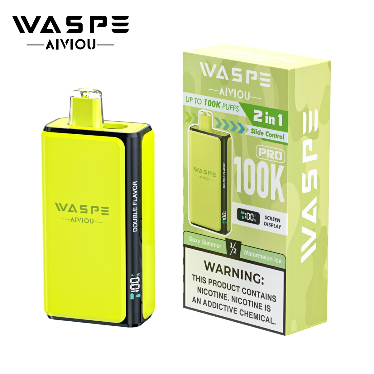 WASPE Pro 100000 100K Bouffées 2-in-1 Vape jetable - image 15
