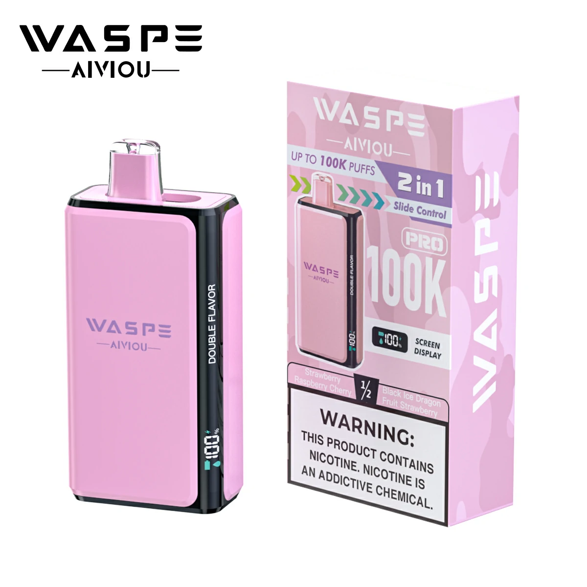 WASPE Pro 100000 100K Bouffées 2-in-1 Vape jetable - image 9