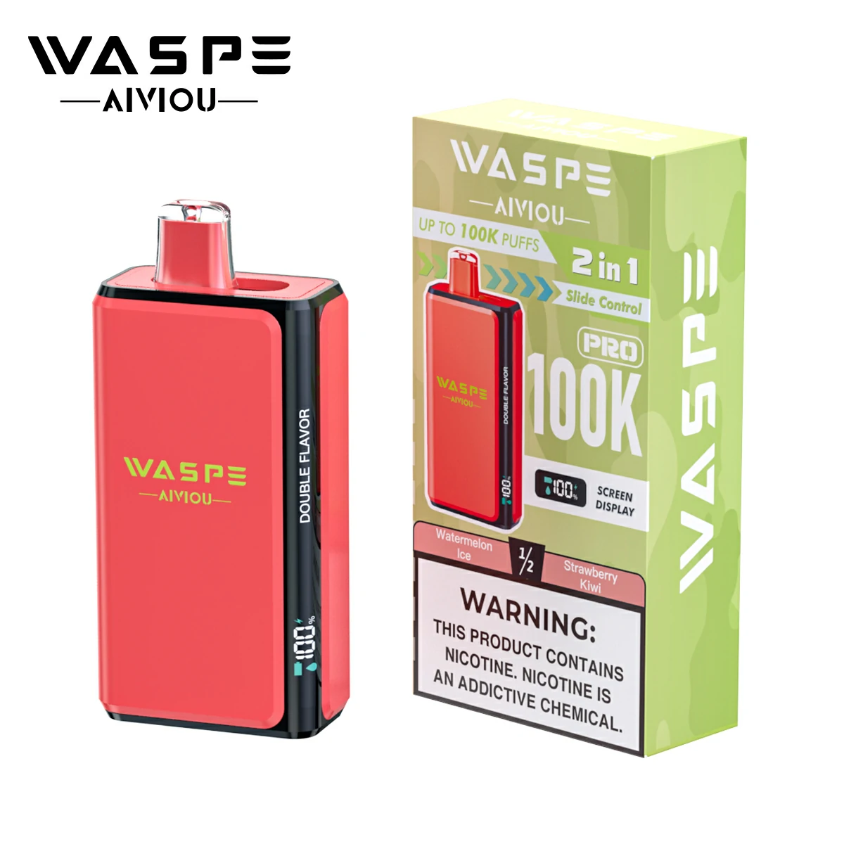 WASPE Pro 100000 100K Bouffées 2-in-1 Vape jetable - image 10
