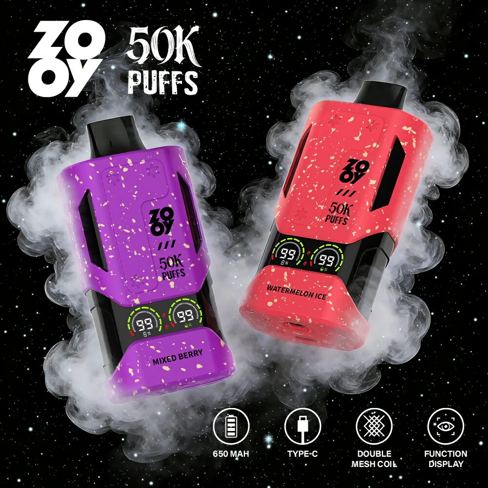 ZOOY Mecha 50000 50K Bouffées Écran Intelligent Vape jetable - image 3