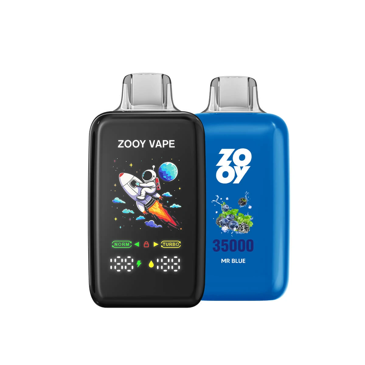ZOOY FLYER 35000 35K Bouffées Double Mesh Coil Vape jetable - image 2