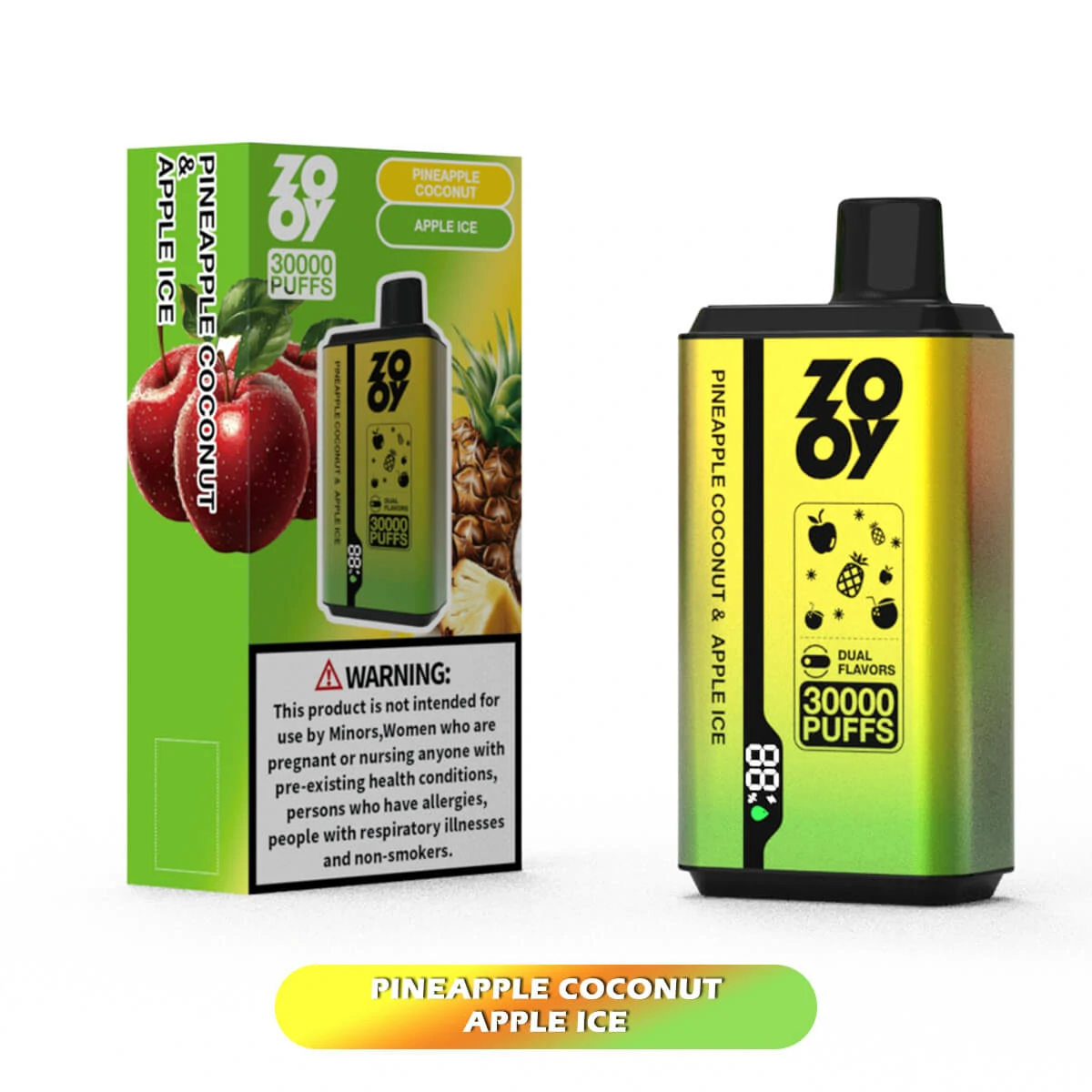 ZOOY Twins 30000 30K Bouffées Dual saveur Vape jetable - image 7
