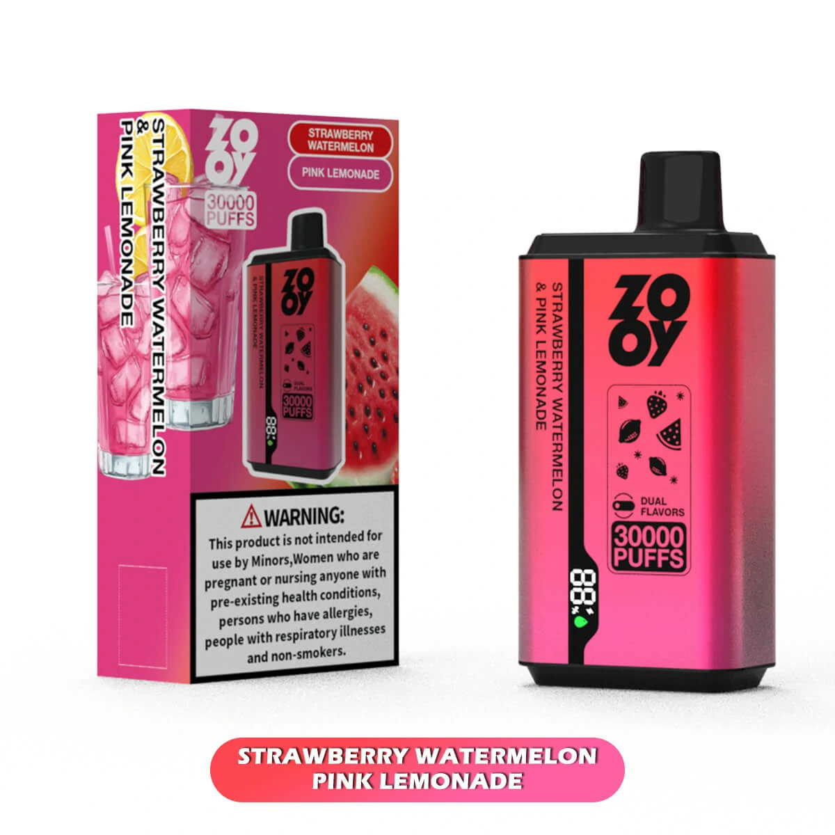 ZOOY Twins 30000 30K Bouffées Dual saveur Vape jetable - image 9
