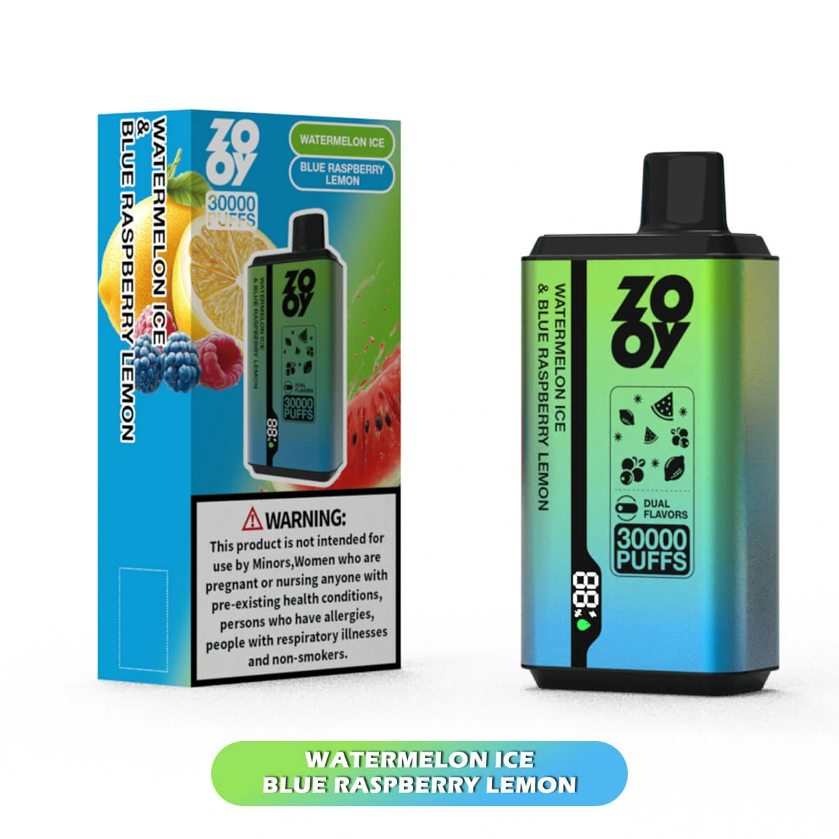 ZOOY Twins 30000 30K Bouffées Dual saveur Vape jetable - image 10