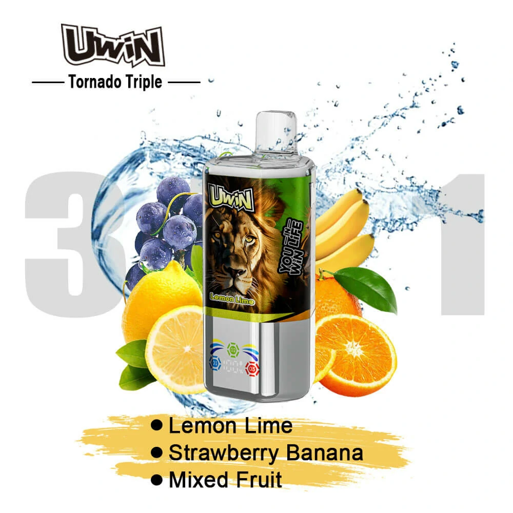 UWIN Tornado 60000 60K Bouffées 3-in-1 Vape jetable - image 3
