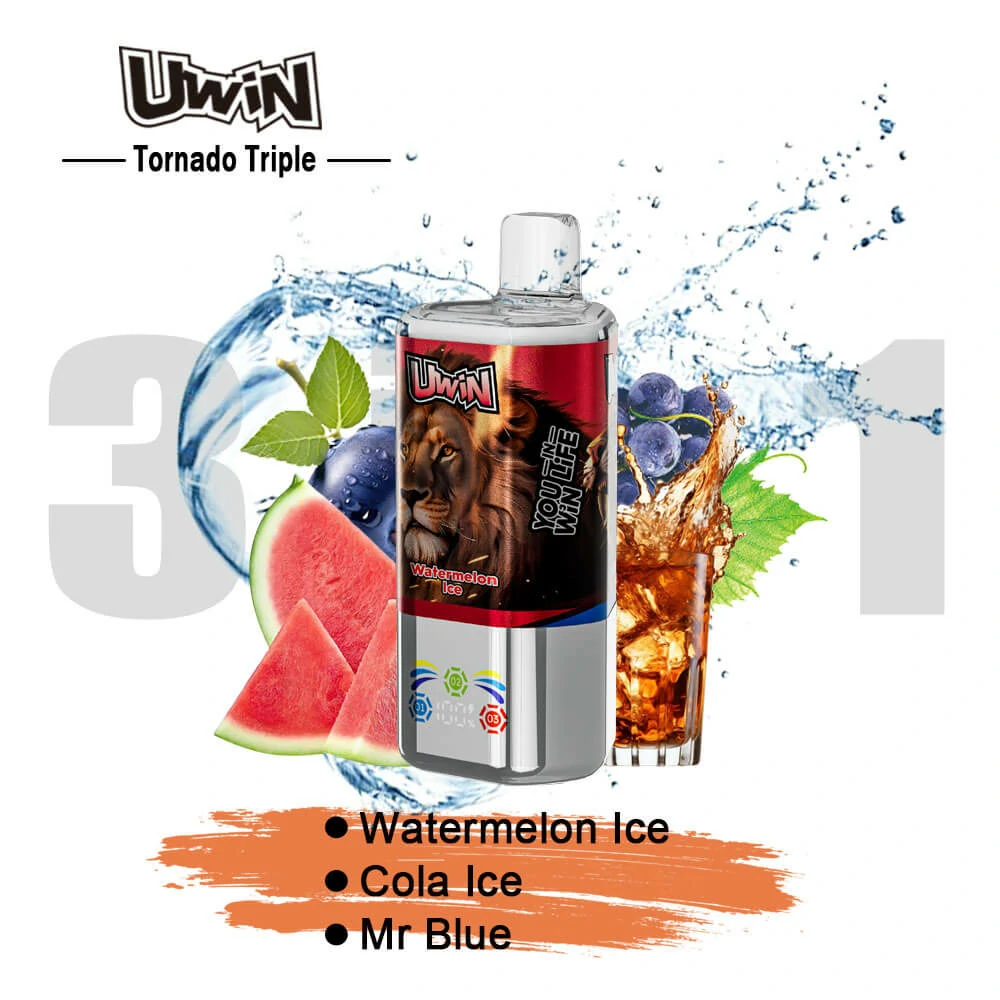 UWIN Tornado 60000 60K Bouffées 3-in-1 Vape jetable - image 6