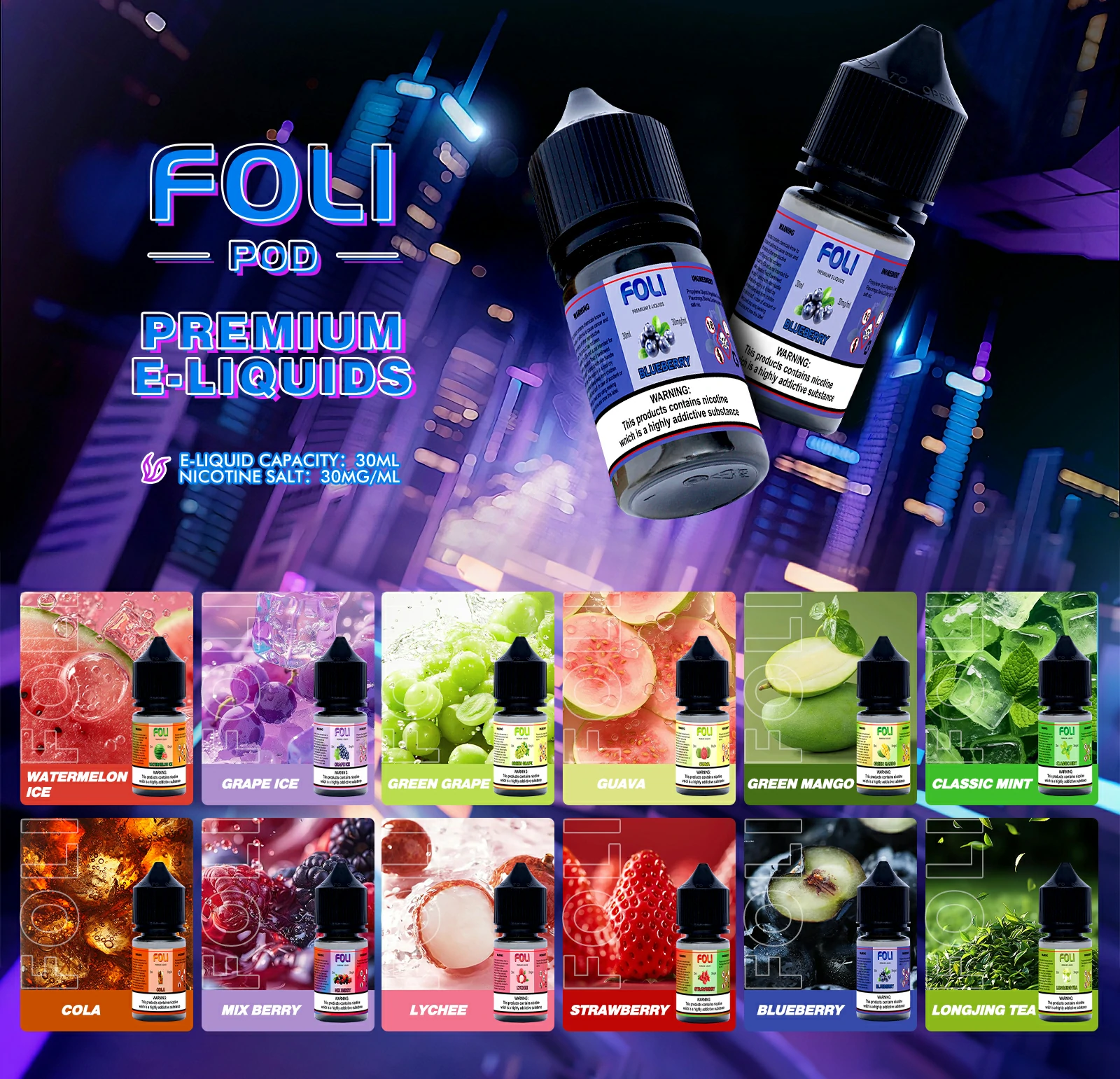 Foli 30ml e-liquide