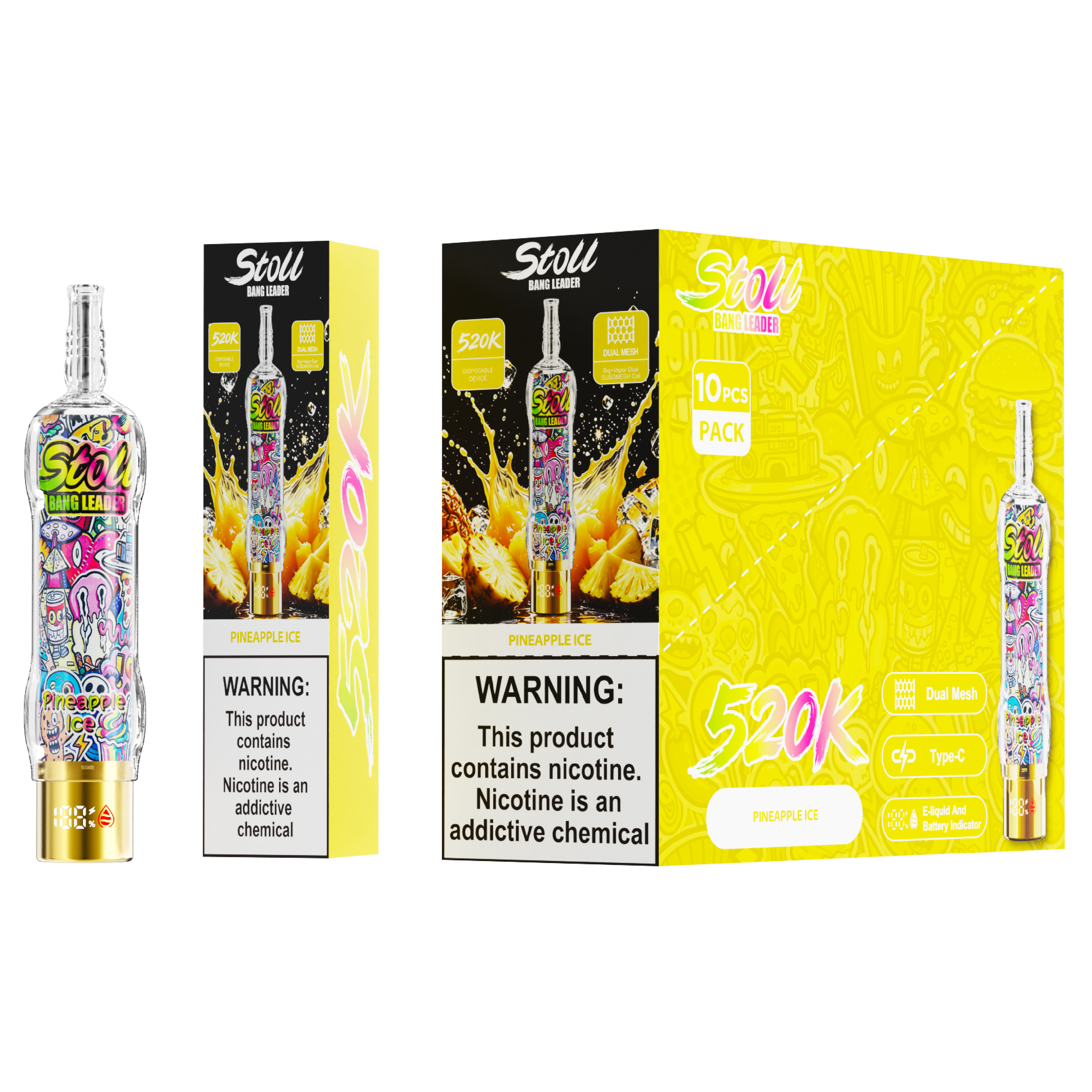 Bang Leader 520000 520K bouffées Écran LED Vape jetable - image 13