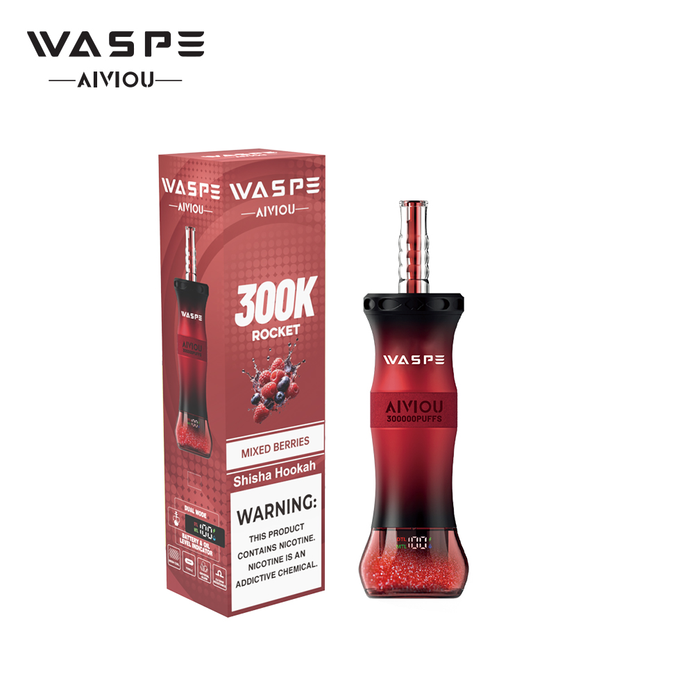 WASPE Shisha Hookah 300000 300K Bouffées Vape jetable - image 4